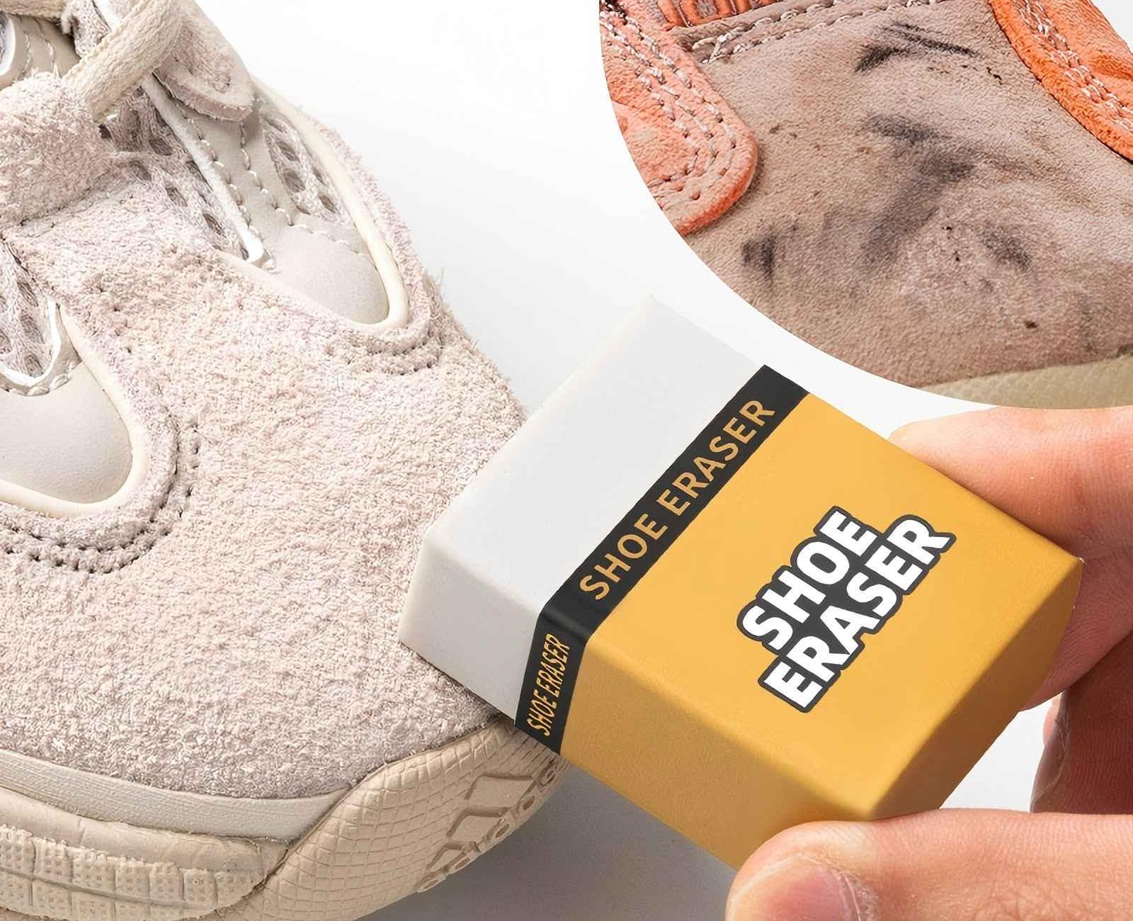 Sneaker Care Spray - 靴のお手入れクリーニング消しゴム、携帯用スニーカー消しゴム洗い不要靴の汚れクリーナー、ゴムブロック靴ブラシ汚れ除去消しゴム