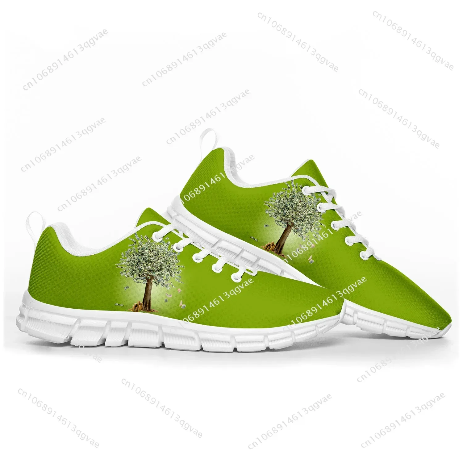 Shoe Tree - ドルグリーンツリースポーツシューズメンズレディースティーンエイジャーキッズ子供スニーカーカジュアルカスタムメイド高品質カップルシューズホワイト