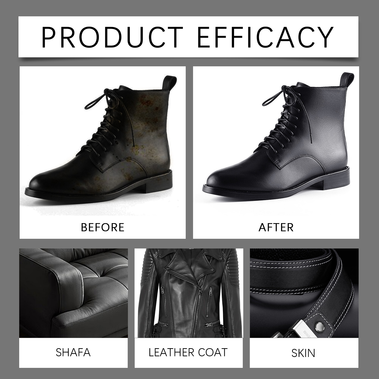50 グラム黒革再着色バーム傷修復クリームソファカーシート家 - Leather Shoe Polish のレビューと価格